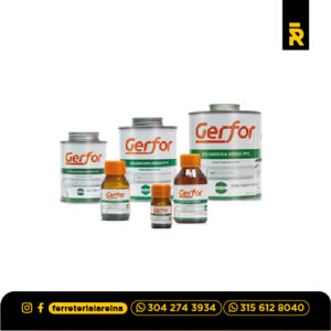 1/32 soldadura PVC verde Gerfor